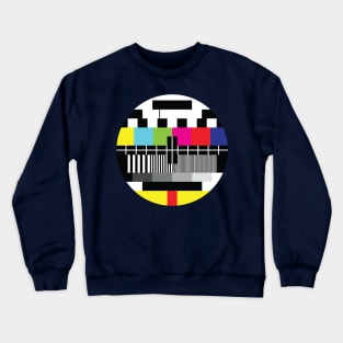 Old TV Test Card Crewneck Sweatshirt